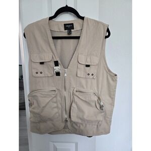 Squad Sportsman Multi-Pocket Utility Tan Vest size S hunting fishing